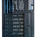 Chasis Unitec X3106b Tira Led Negro + 1 Fan Rgb