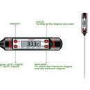Termometro De Cocina Altas Temperaturas Digital Liquidos Negro
