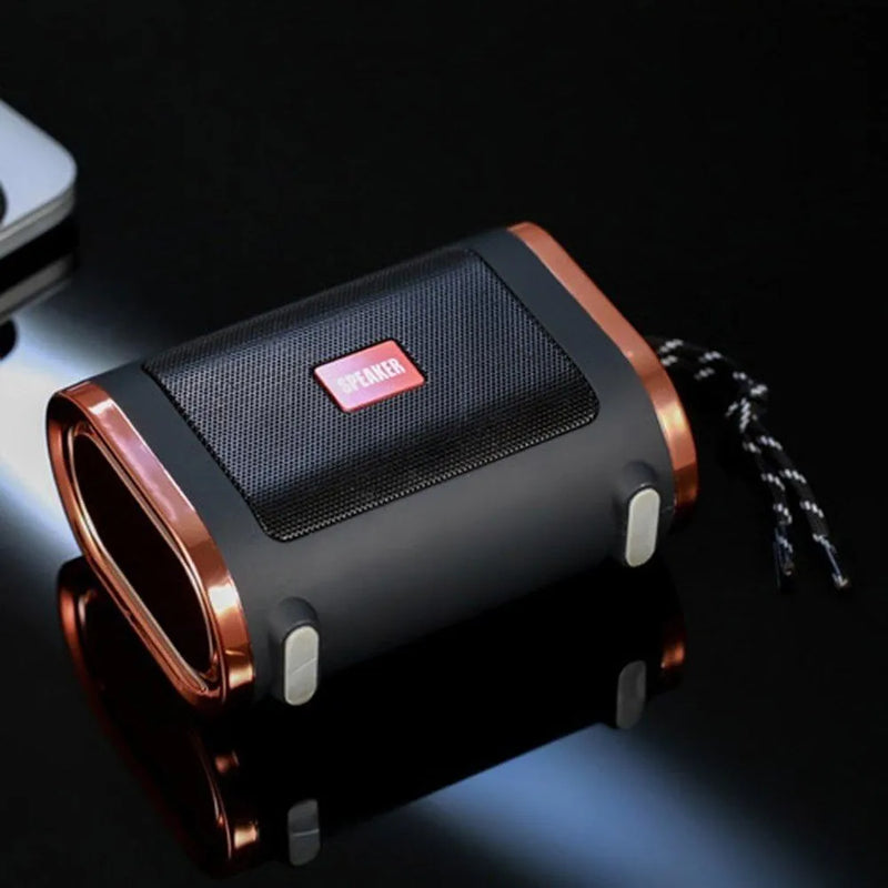 Parlante Stéreo T12 Altavoz Inalámbrico Portátil Negro