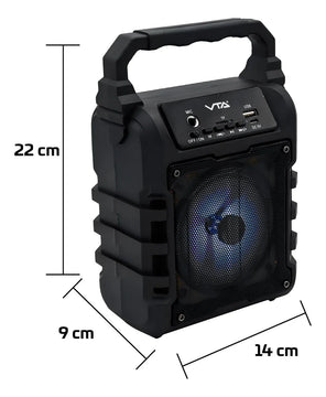 Parlante Vta 6w Mini Portable Color Negro
