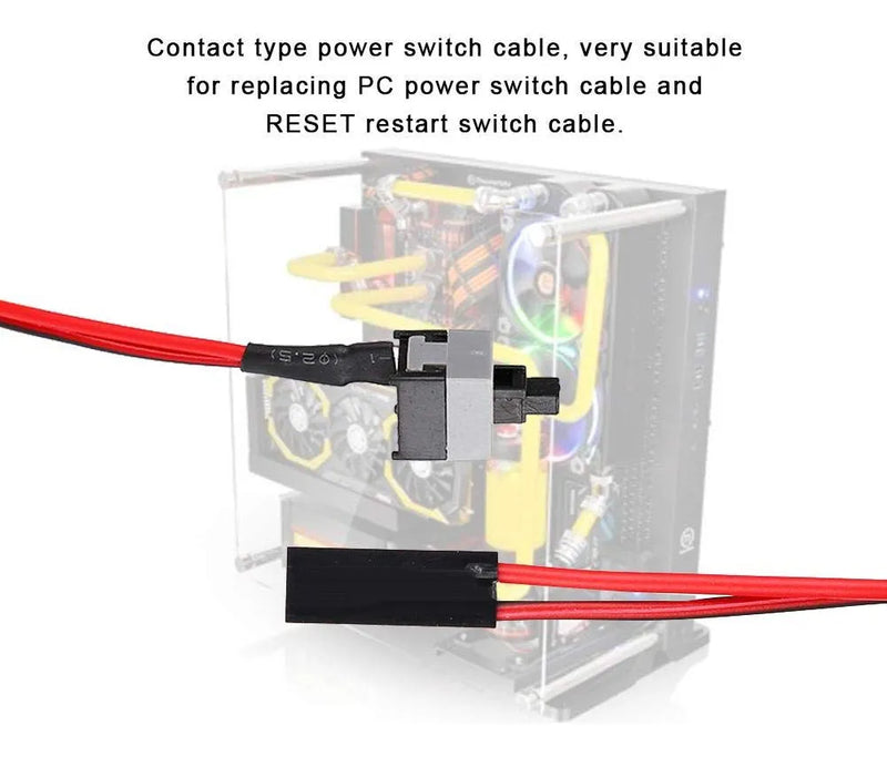 Interruptor Jumper Chasis De Ordenador Cable Interrupto...