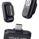 Micrófonos Inalámbricos Hollyland Lark A1 Mini Duo Negro