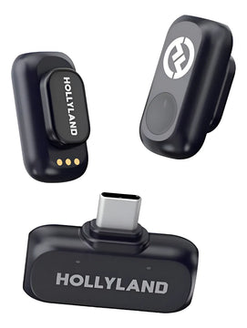 Micrófonos Inalámbricos Hollyland Lark A1 Mini Duo Negro
