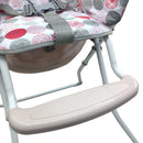 Silla Comedor Bebe Niño + Plato Y Cubiertos En Silicona Color Rosa