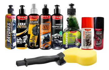 Kit Limpieza Mantenimiento Moto Super Promoción + Espuma