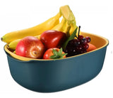 Escurridor Canasta Para Lavar Verduras Pvc Aaa