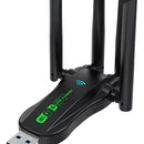 Icaning Ax900 Wifi 6 Adaptador Usb Bt Gigabit 4 Antenas