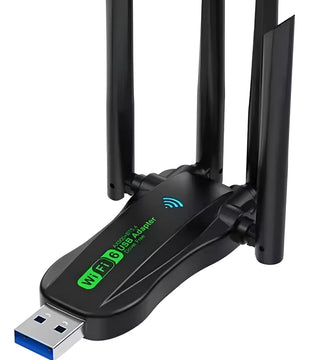 Icaning Ax900 Wifi 6 Adaptador Usb Bt Gigabit 4 Antenas
