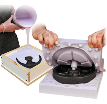 Caucho Silicona Moldes Mold 25 Liquido X500g Esculturas