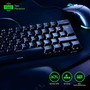 Teclado VSG QWERTY Kailh Brown español latinoamérica color blanco con luz RGB