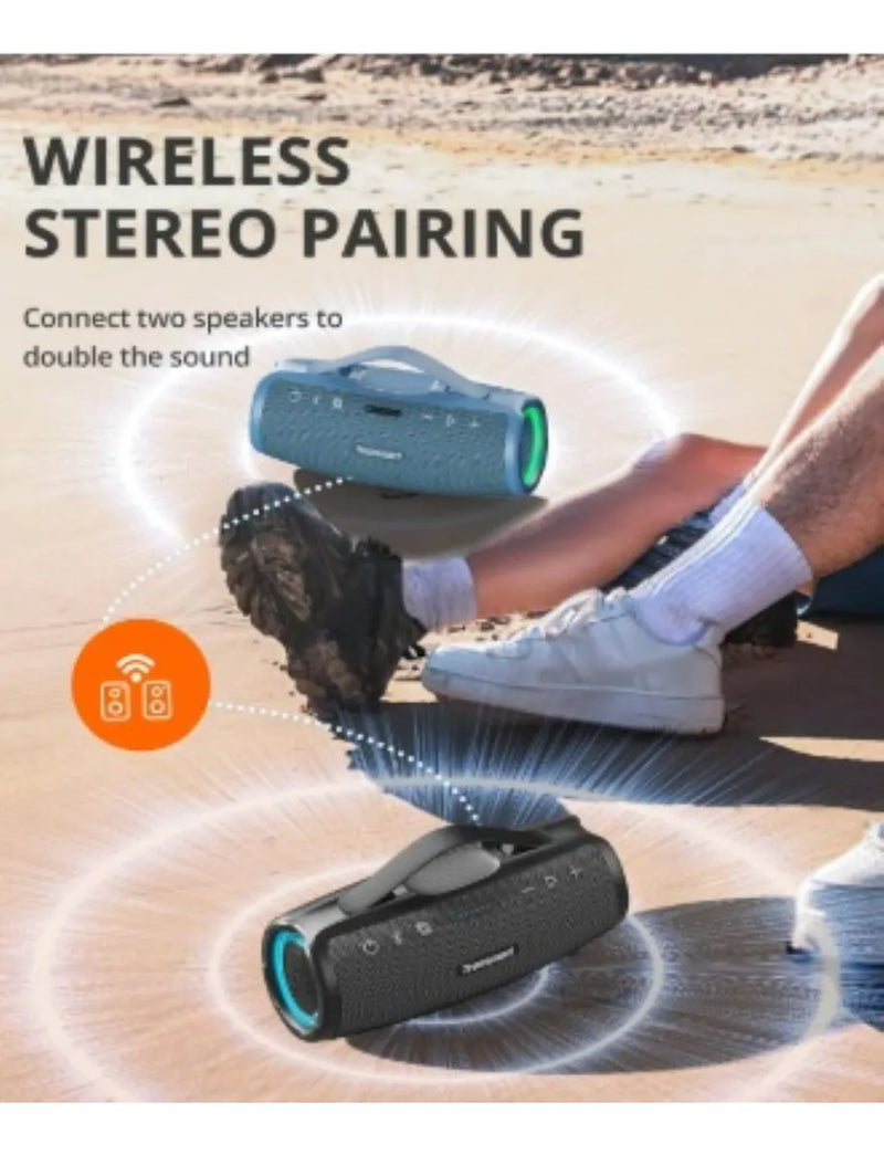 Parlante Tronsmart Mirtune S100 Bluetooth Portátil Ipx7 Negro