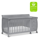 Combo Cuna Y Cambiador Convertible 4 En 1 Con 4 Alturas Ajus