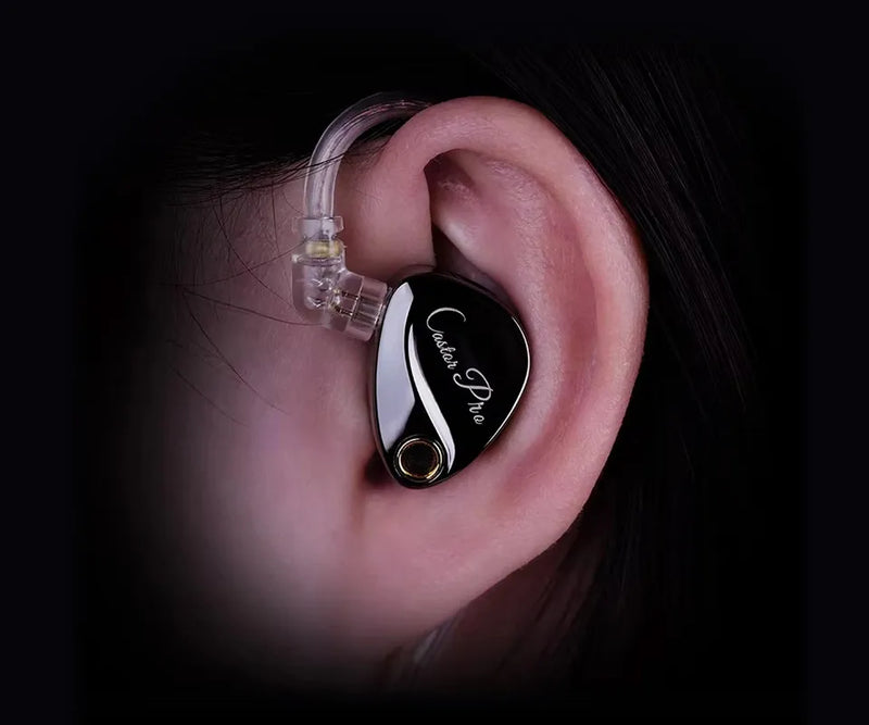 Auriculares in-ear gamer KZ Castor PRO bass version negro
