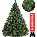 Pino Nevada Árbol De Navidad 2.25m Para Decoración Navideña Verde Claro