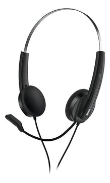 Auriculares Con Micrófono Genius Hs-220u Usb Color Negro