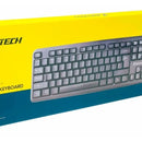 Teclado Económico Jertech K328 - Conexión Usb Color del teclado Negro Idioma Español Latinoamérica