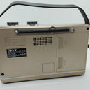 Radio Multibandas Mp3 Portatil Recargable Blue Sonido Claro Dorado