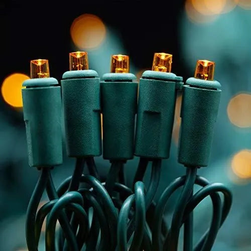 Cadena De Luces Navideñas Led De Gran Angular Con Certificac