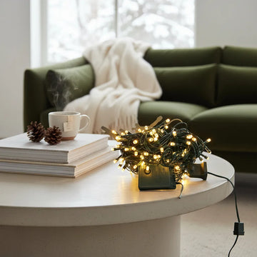 Luces Navideñas Para Arbol 300 Led (calido) Calida