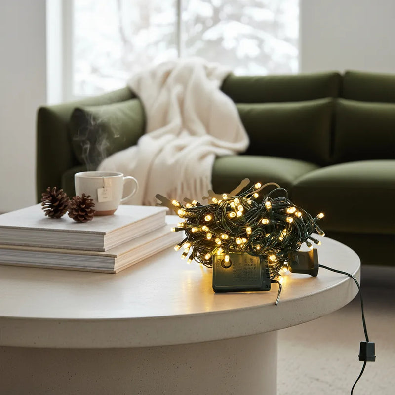 Luces Navideñas Para Arbol 300 Led (calido) Calida