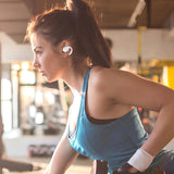 Auriculares Bluetooth Inalámbricos De Conducción Ósea Ambie Color Negro