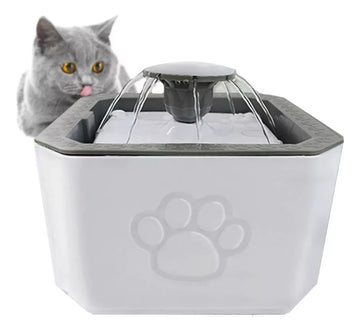 Fuente De Agua Para Gatos Perros Bebedero Para Mascotas Con 2 Filtros