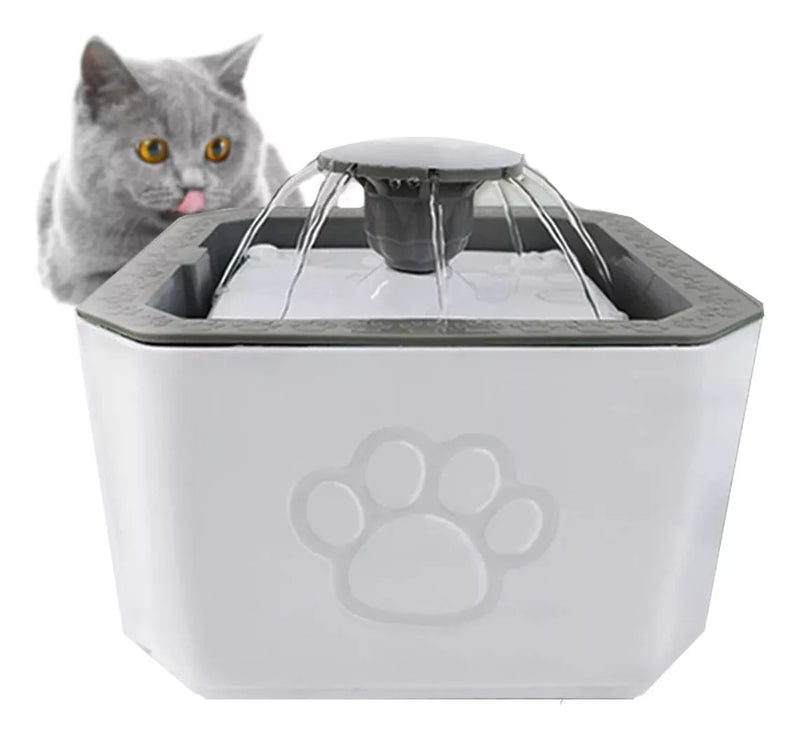 Fuente De Agua Para Gatos Perros Bebedero Para Mascotas Con 2 Filtros