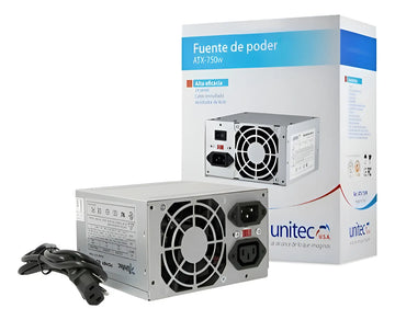Fuente De Poder Para Pc Unitec Atx-750w 750w Gris 110v