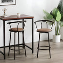 Silla Alta De Bar Giratoria Silla Para Bar Alta Premium Color Cafe
