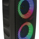 Parlante Torre Sonido Cabina 10w Bluetooth Aux Tf Recargable Negro