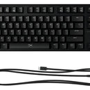 Teclado gamer HyperX Alloy QWERTY Red inglés US color negro con luz RGB