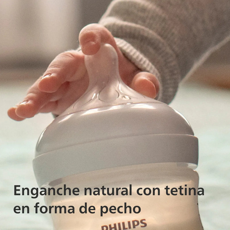 Biberon Avent Natural 3.0 Response Scy903/01 9oz/260ml 1pz Color Traslúcido