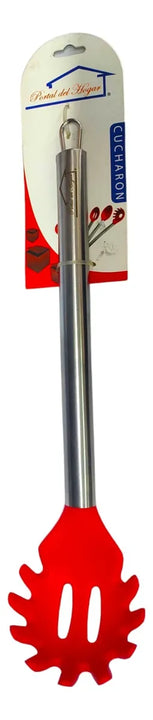 Utensilio De Cocina Cuchara Espagueti En Silicona Rojo