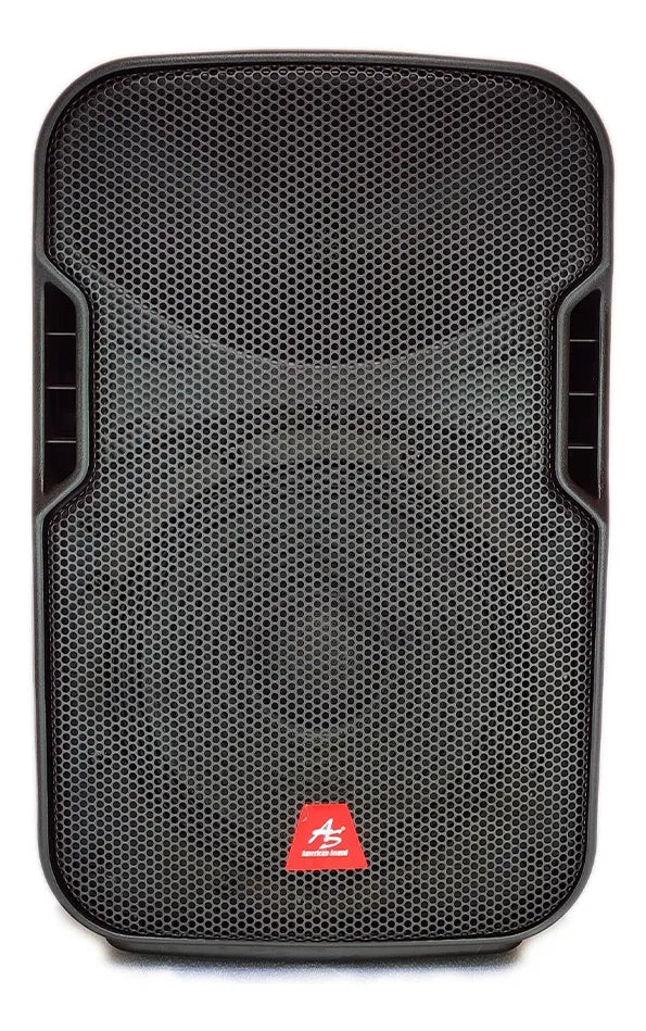 Parlante Profesional 400w Tripode Microfono American Sound Negro