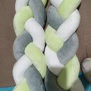 Bumper Trenza Cuna Bebé - 3 Hebras Bumper Trenza Cuna Bebé Babytrencitas Todos Los Colores