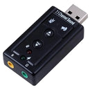 Tarjeta De Sonido Usb 7.1 Externo Con Control De Volumen