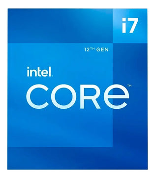 Procesador gamer Intel Core i7-12700 BX8071512700 de 12 núcleos y 4.9GHz de frecuencia con gráfica integrada