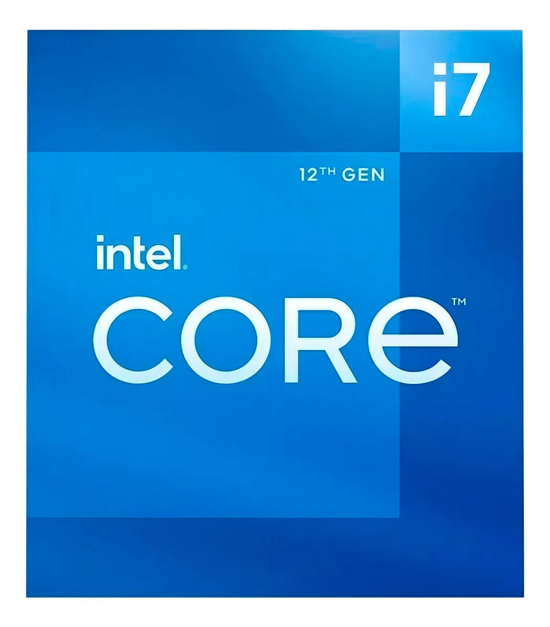 Procesador gamer Intel Core i7-12700 BX8071512700 de 12 núcleos y 4.9GHz de frecuencia con gráfica integrada