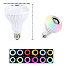 Bombillo Parlante Con Bluetooth Multicolores Blanco