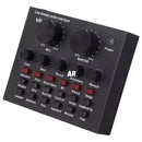 Interfaz de audio Live Sound Card V8 negra