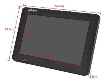 Tv Digital Lcd Portatil 9 Pul. Tdt Bat. Recarg - Av In - Usb