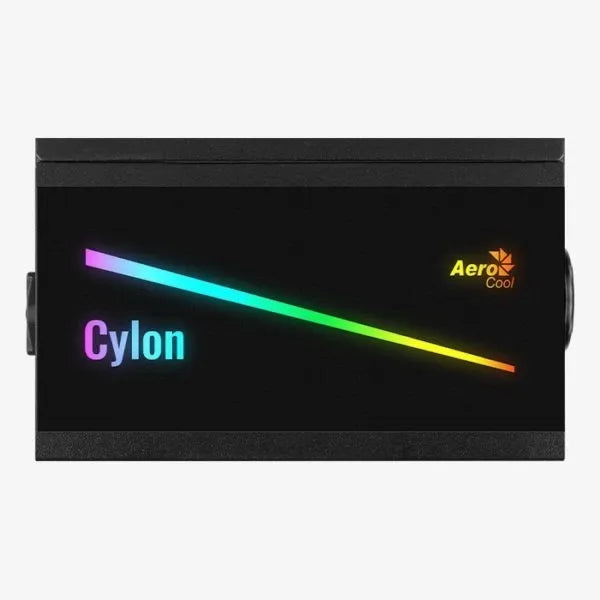 Fuente De Poder Aerocool Cylon Rgb 700w 80 Plus Bronce Rgb Black