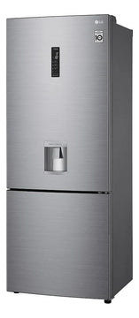 Nevera Lg Bottom Freezer 461lt Tecnología Naturefresh Plata Plateado