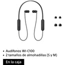 Audífonos Sony Internos Inalámbricos Wi-c100 Color Negro
