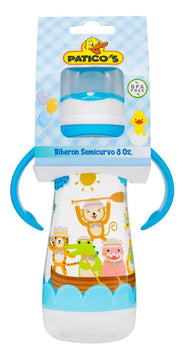 Biberón Semicurvo 8 Oz Paticos