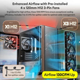 Funda Micro Atx Genuina De Madera De Nogal, Funda Matx Pc Co