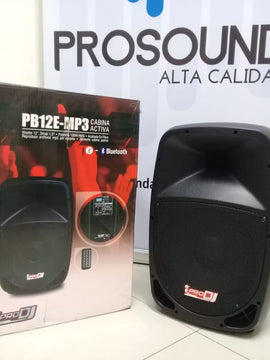 Parlante Pro Dj 12 Pb12emp3 Sys Cabina Activa De 12 Negro