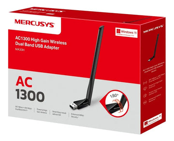 Adaptador Usb Wifi Mercusys Dual Band Ac1300 5.4 Y 2.4 Ma30h