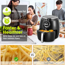 Air Fryer Xl, 5.8qt 1700w Freidora Eléctrica De Aire C...