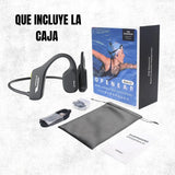 Audifonos Conduccion Osea Bluetooth Microfono Natacion Ipx8 Negro